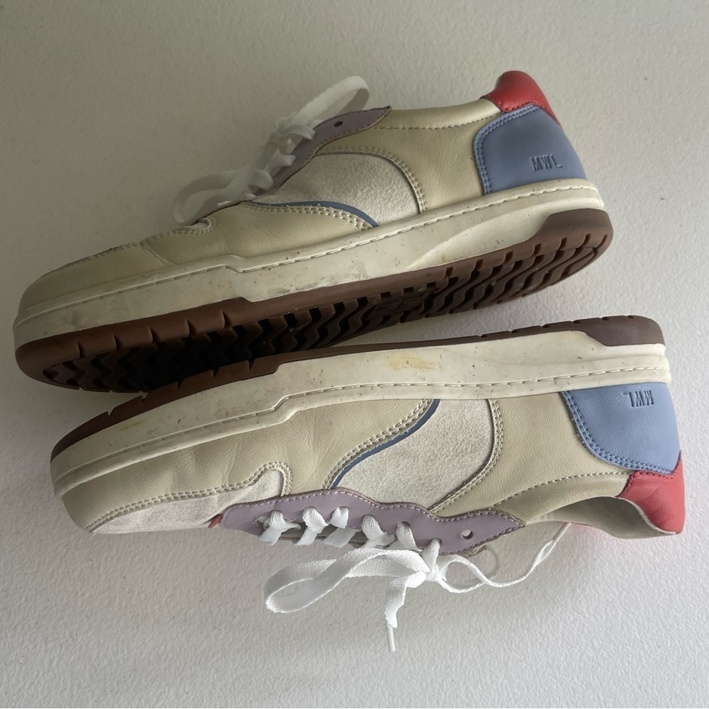 Madewell court multi color lace up sneakers - Picture 7 of 10